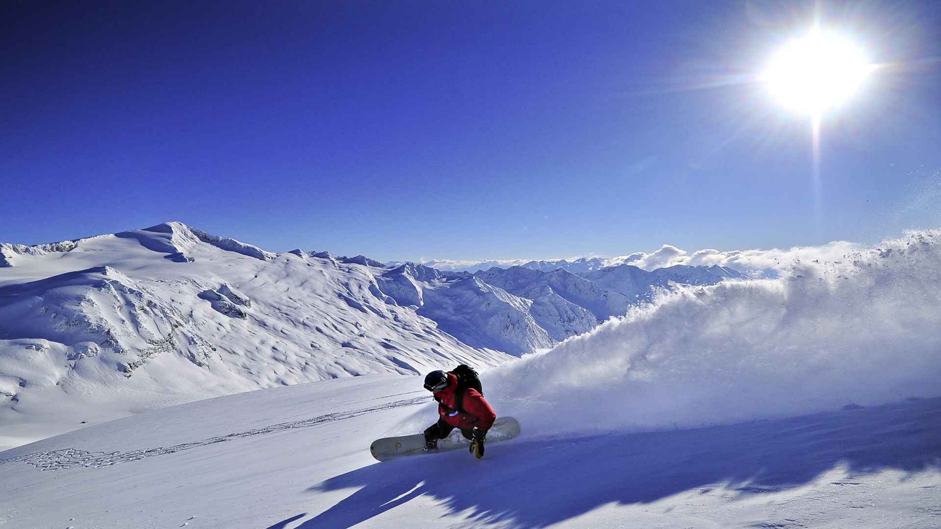 Горы Аляска Snowboard