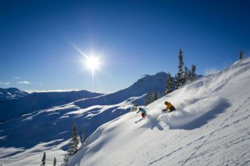 ski snowboard powder snow tour canada whistler