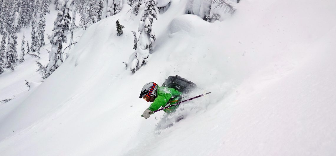 Ski Canada Backountry Ski Touring Freeride Rogers Pass Tour Powder