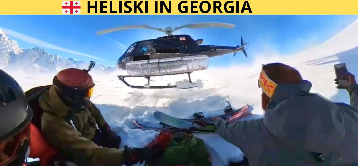 Heliskiing Georgia Ski Snowboard Freeride Helicopter Caucasus